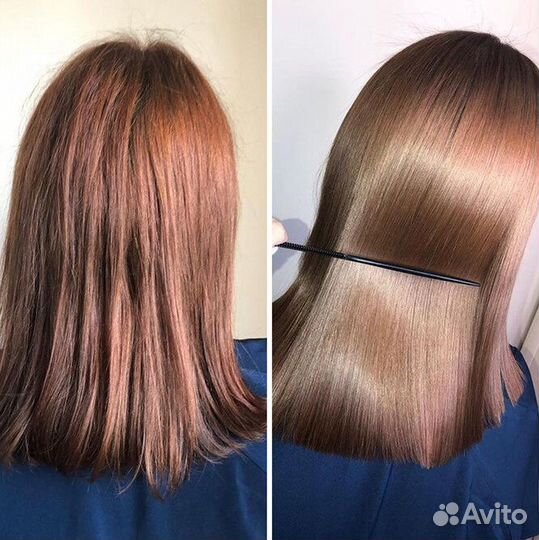 Прикорневой объем волос, Кератиновое выпрямление