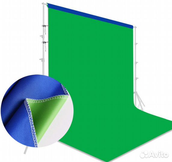 Двухсторонний фон 2 х 3м