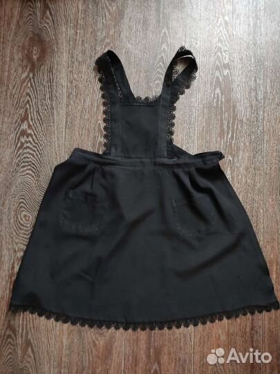 Школьный фартук черный