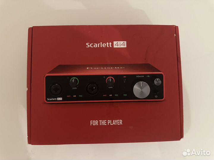 Звуковая карта focusrite scarlett 4i4 3rd gen
