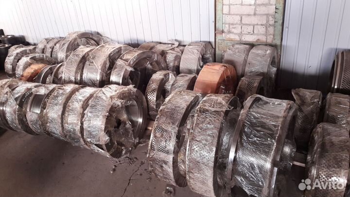 Матрицы для гранулятора, роллеры, обечайки