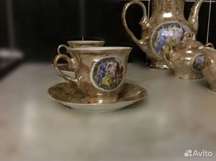 Чайный сервиз винтажный фарфор из ГДР