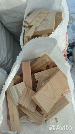 Дрова в мешках