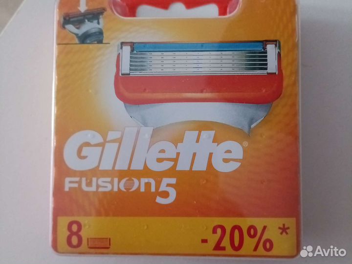 34. Gillette Fusion 5 8шт