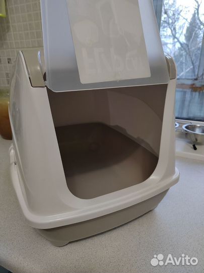 Кошачий лоток закрытый