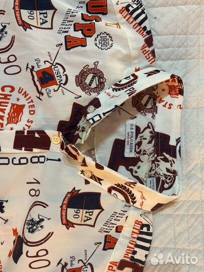 Рубашка us polo 11-12 лет