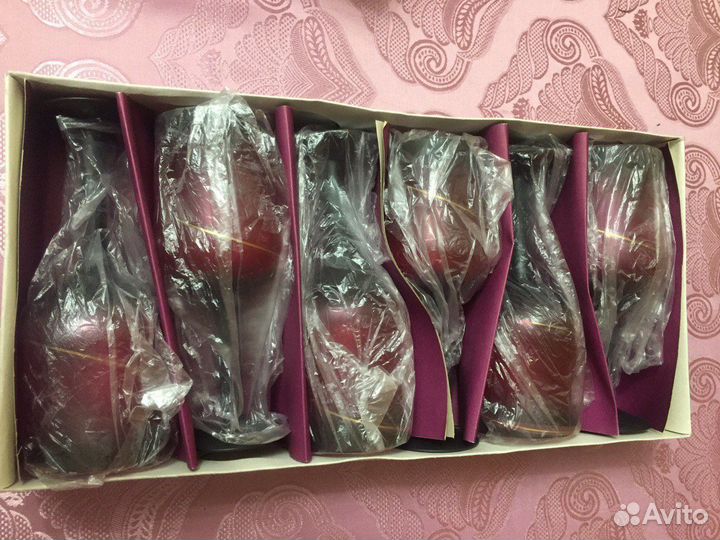 Подарочный набор хрустальных бокалов