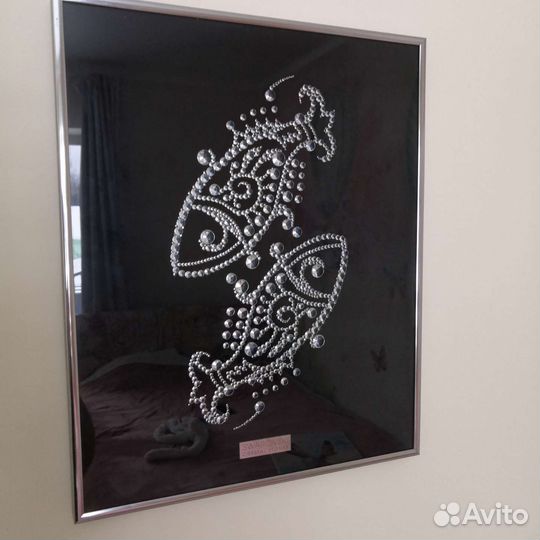 Swarovski Zodiac картина Рыбы