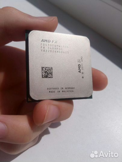 Процессор amd fx(tm) 4300 quad core б/у