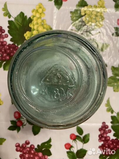 Графин СССР виноградный лист 2,5 литра