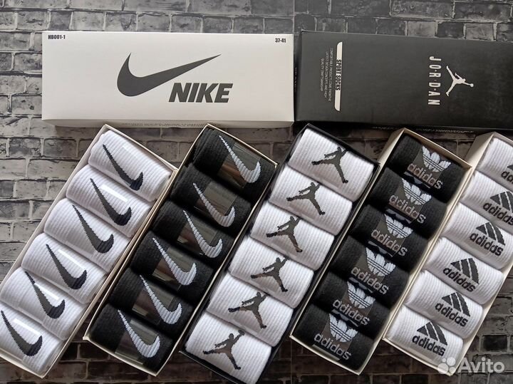 Носки Nike Adidas Reebok Jordan
