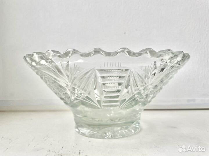 Хрусталь СССР салатница конфетница в ассортименте