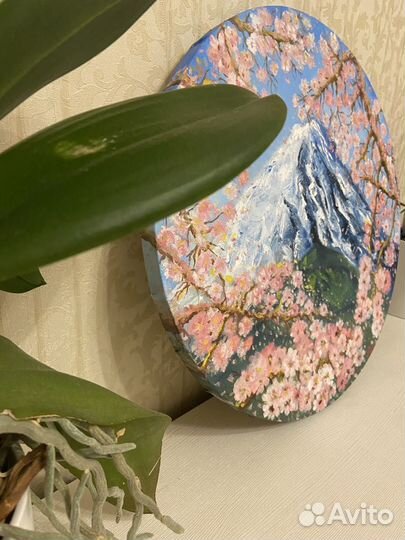 Интерьерная картина Панно фудзияма сакура