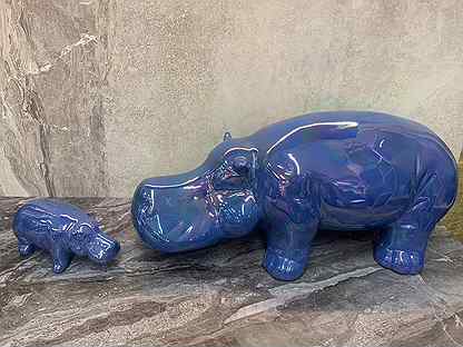 Предмет декора Hippo Big turchese Adriani Rossi
