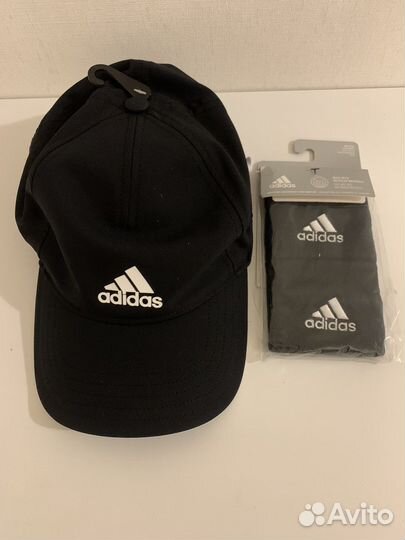 Кепка и напульсники adidas новые оригинал