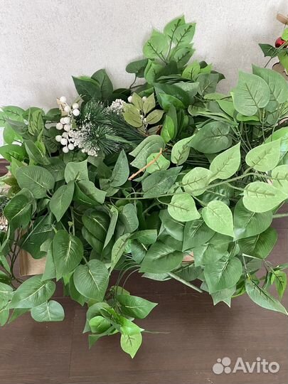 Искусственные цветы для декора бу