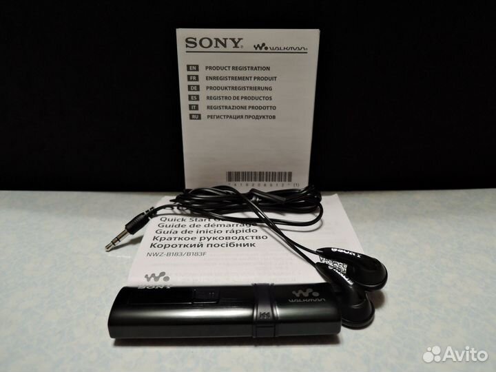 Портативный аудиоплеер с радио Sony NWZ-B183F