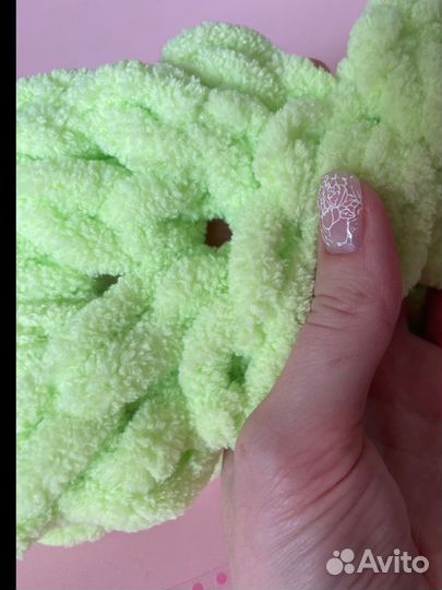 Повязка на голову вязаная женская