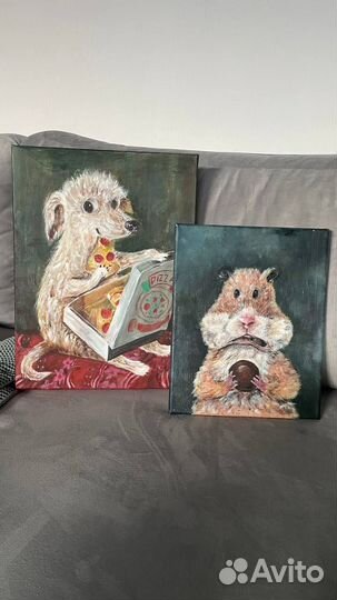 Картина питомца по фото