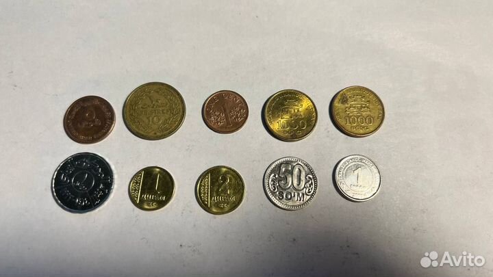 Монеты Азия старые