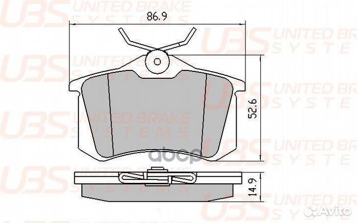 Премиум тормозные колодки для skoda rapid/fabia