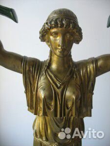 Лампа -статуя старинная Греческая богиня