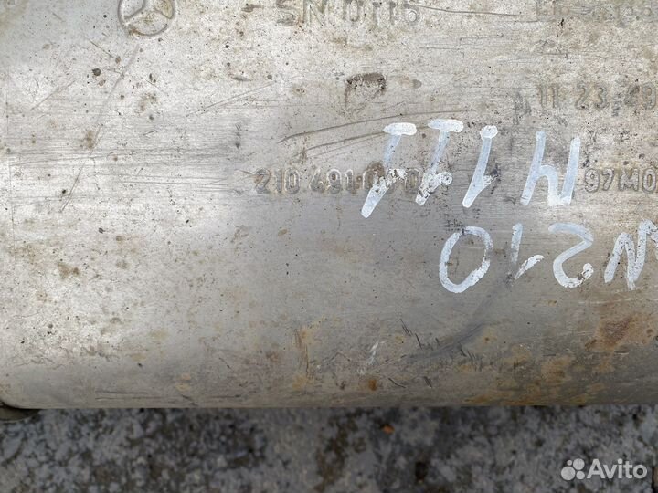 Глушитель Mercedes Benz E w210 m111