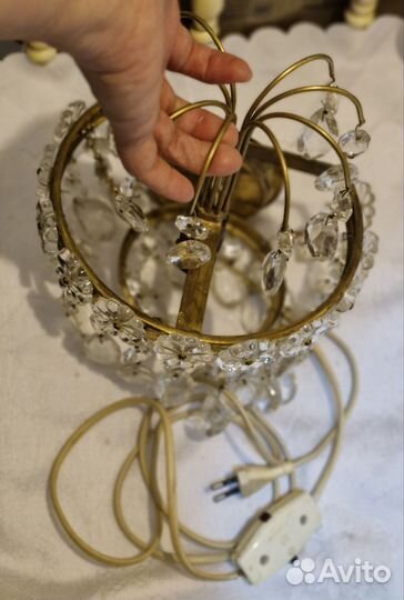 Хрустальное бра СССР