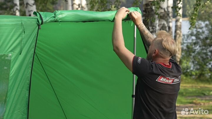 Маркиза автомобильная три стенки 2х3м