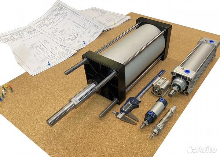 Пневмоцилиндр Festo dsbg-50-40-PPV-A (аналог)