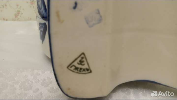 Ваза Амфора,Старая Гжель(двуручная)