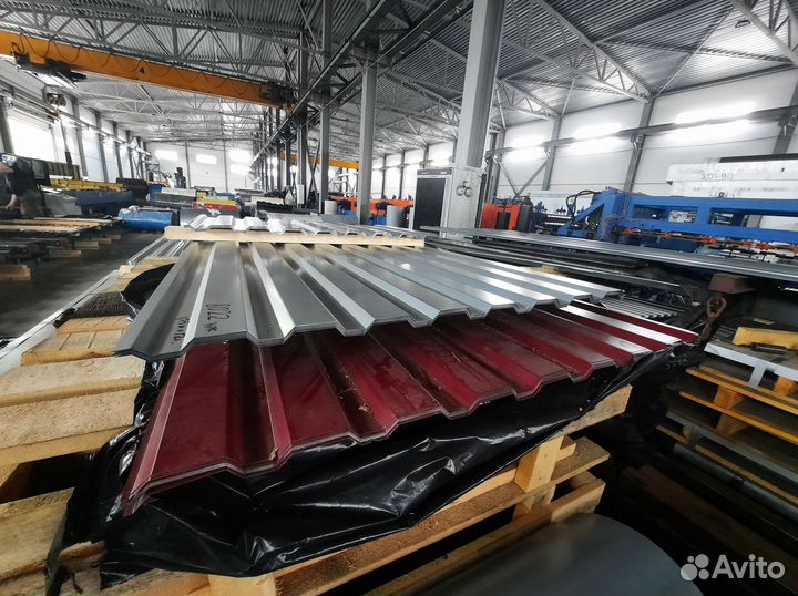 Профлист оцинкованный окрашенный нс-35 0,4х1000