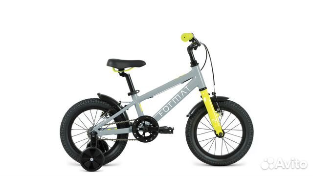 Велосипед детский Format Kids 14 (2022) серый