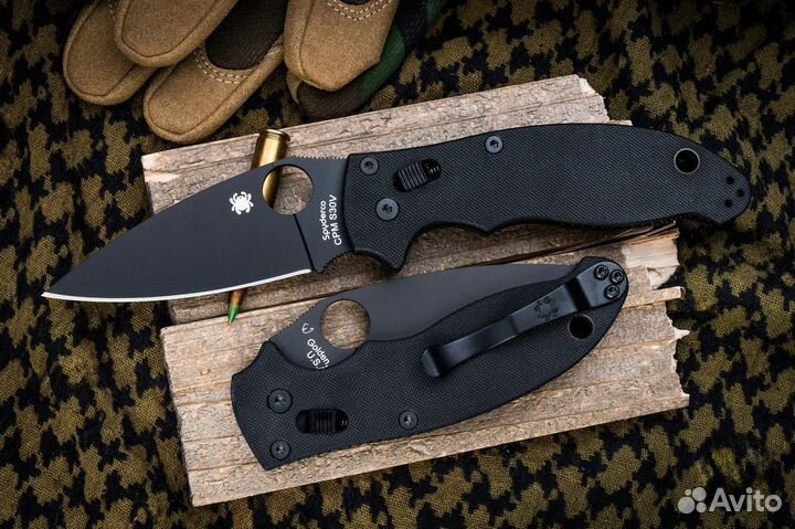 Spyderco Manix 2 black S30V C101gpbbk2