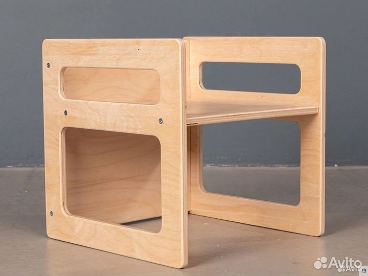 Детский стол и стул / куб Монтессори