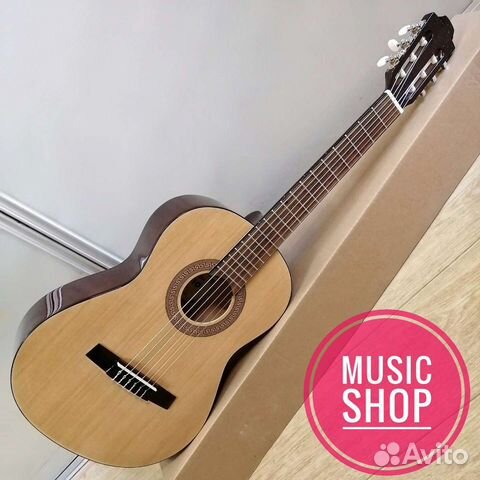 Гитара классическая новая ученическая 3/4 ель