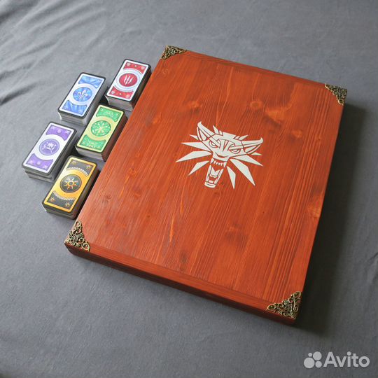 Гвинт набор Ведьмак 3: доска + шкатулка