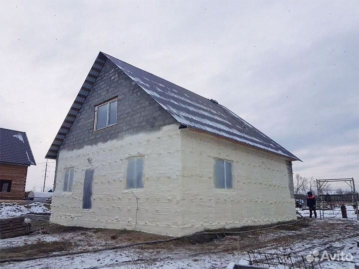 Утепление дома пенополиуретаном ппу