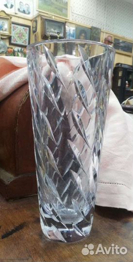 Ваза хрустальная