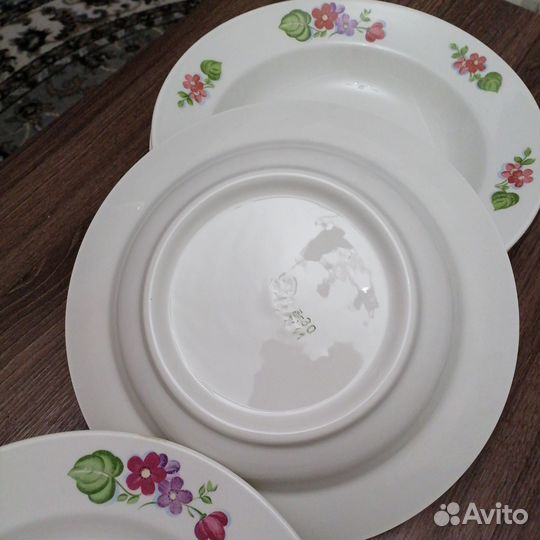 Тарелки суповые СССР Дулево,Зик