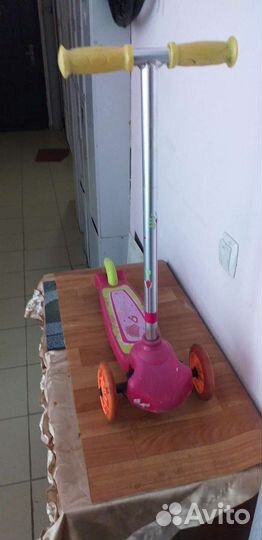 Самокат детский трехколесный и двухколёсный