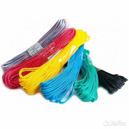 Шнур хозяйственный вязаный цветной d 3 мм.*20 м