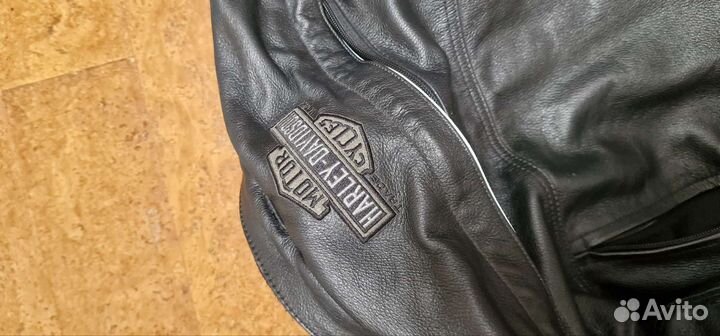 Мотокуртка кожаная harley davidson мужская L