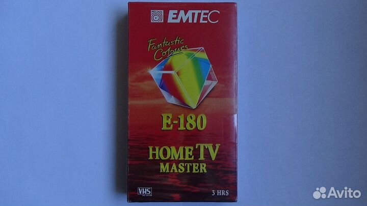 Видеокассета новая запечатанная emtec E-180 VHS