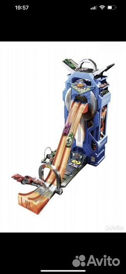 Hot wheels трек гараж