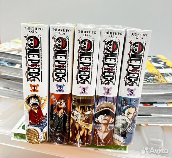 One Piece манга в 5-ти томах. Эйитиро Ода