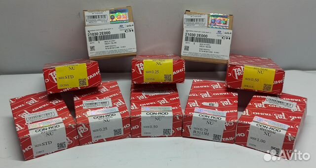 Вкладыши G4NA G4NB G4ND STD 025 050 Hyundai Kia купить в Санкт ...