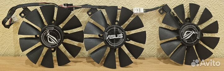 Вентиляторы Asus rog strix gtx 1080