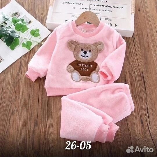 Тёплый костюм для девочки