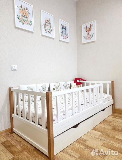 Детская кровать с бортиками